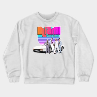 Miami Vice Girls Synth Crewneck Sweatshirt